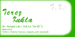 terez kukla business card